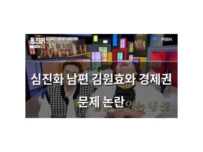 심진화 남편 김원효와 경제권 문제 논란
