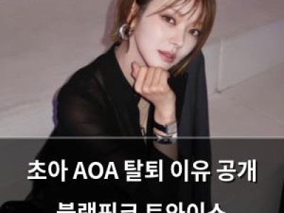 초아 AOA 탈퇴 이유 공개 블랙핑크 트와이스 때문?이라고?