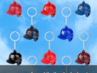 KBO 야구 헬멧 키링 출시 노플라스틱선데이와 협업