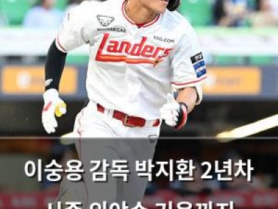 이숭용 감독 박지환 2년차 시즌 외야수 기용까지 고려한다