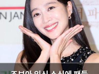 조보아 임신 소식에 팬들 환호